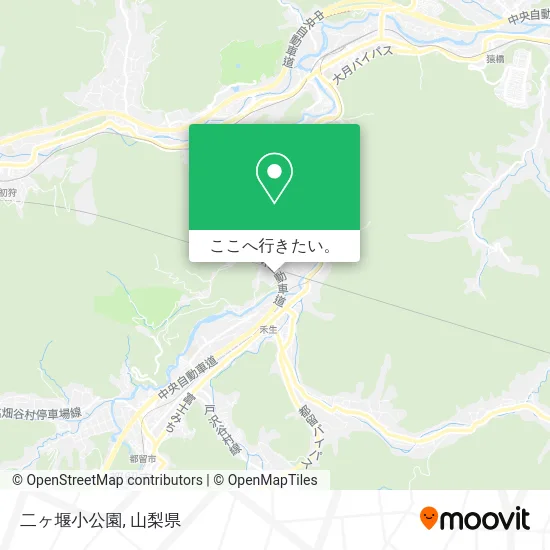 二ヶ堰小公園地図