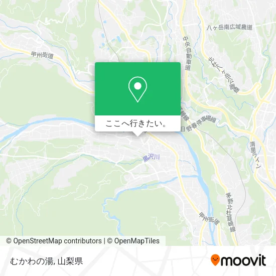 むかわの湯地図