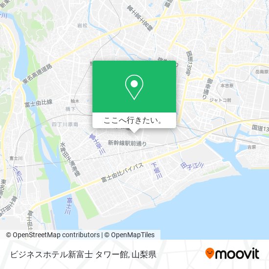 ビジネスホテル新富士 タワー館地図