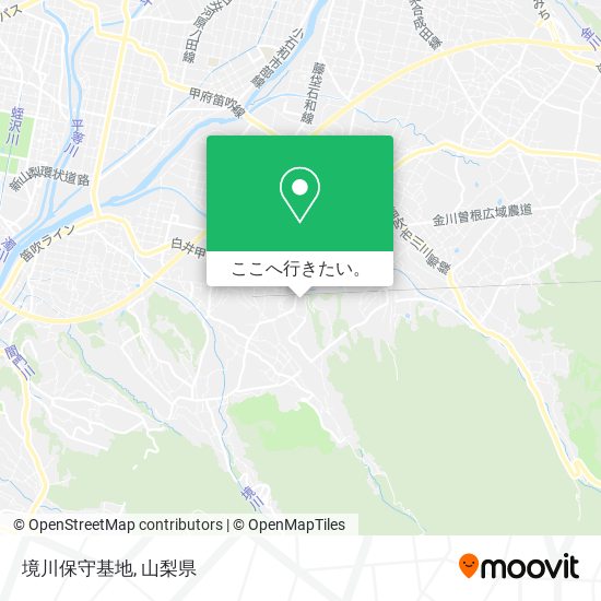 境川保守基地地図