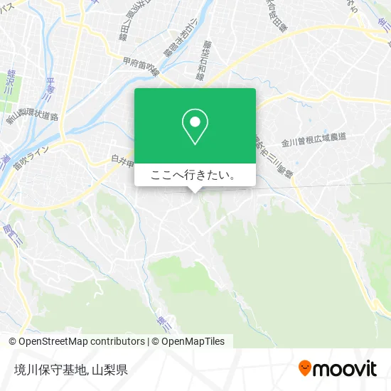 境川保守基地地図