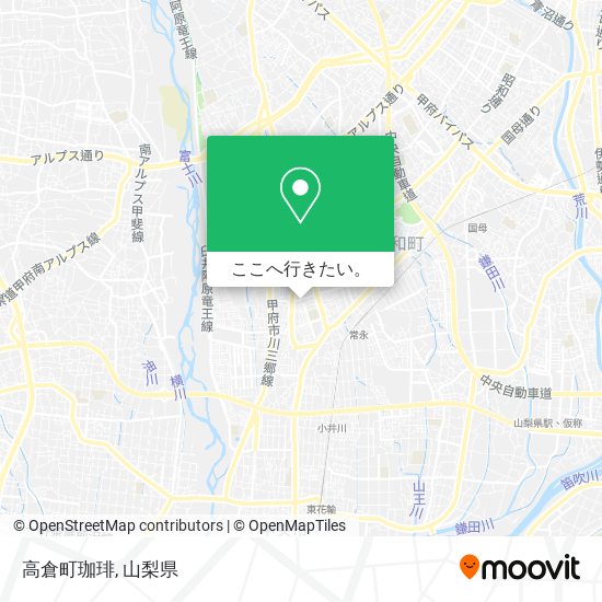 高倉町珈琲地図