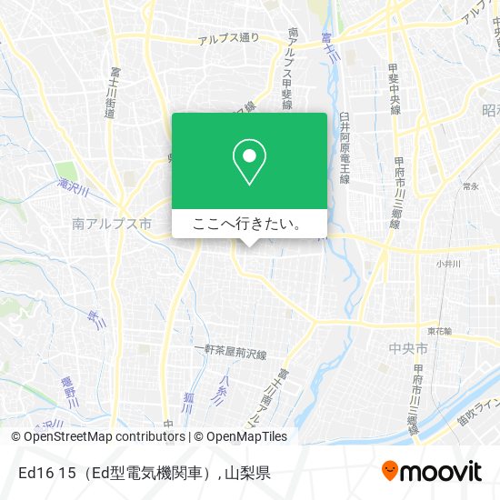 Ed16 15（Ed型電気機関車）地図