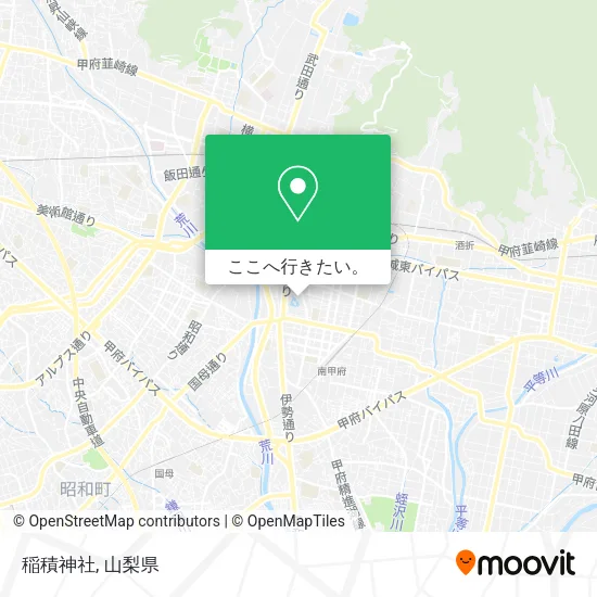 稲積神社地図