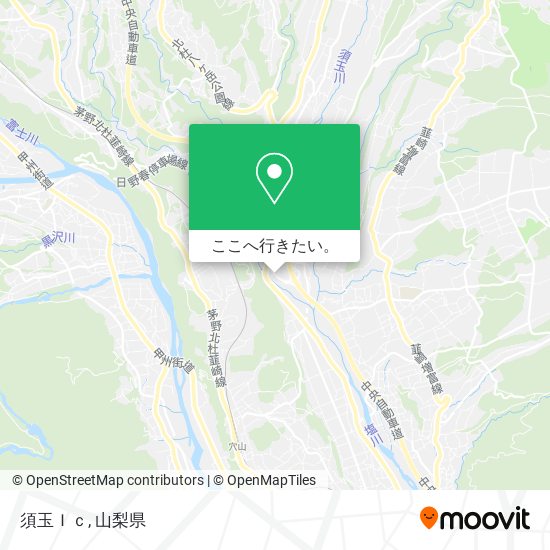 須玉Ｉｃ地図