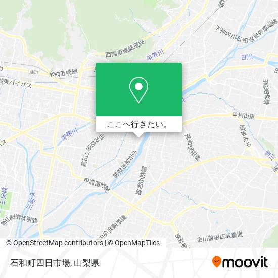 石和町四日市場地図