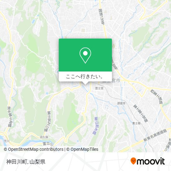神田川町地図