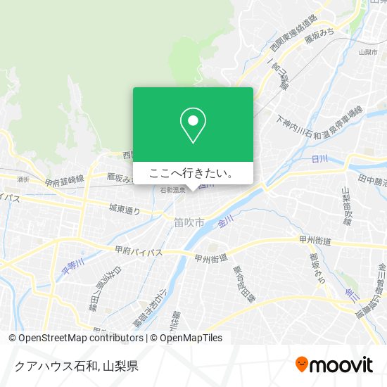 クアハウス石和地図