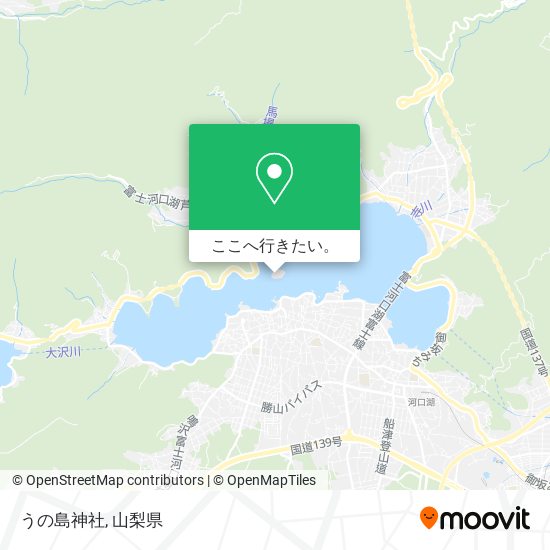 うの島神社地図