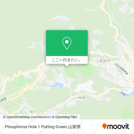 Phosphorus Hole 1 Putting Green地図