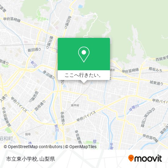 市立東小学校地図