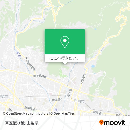 高区配水池地図