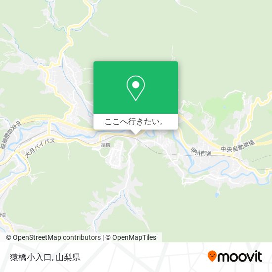 猿橋小入口地図