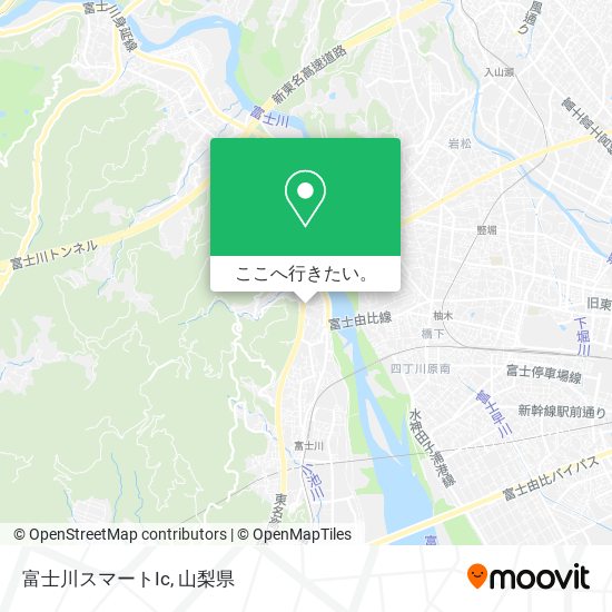 富士川スマートIc地図