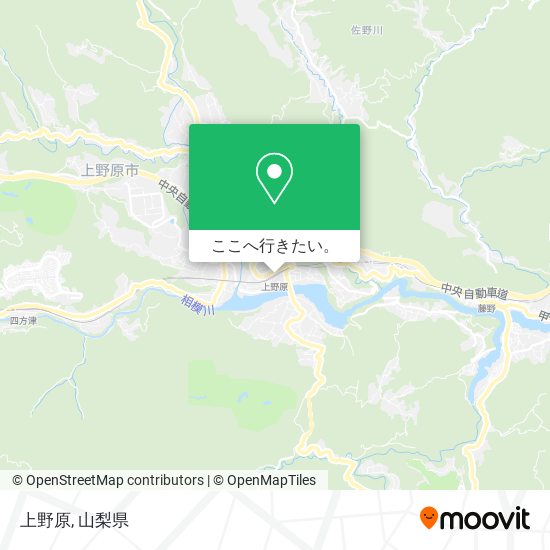 上野原地図