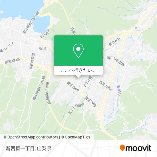 新西原一丁目地図