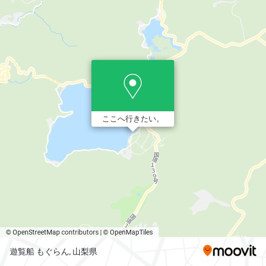 遊覧船 もぐらん地図