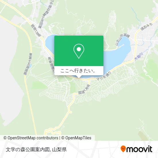 文学の森公園案内図地図