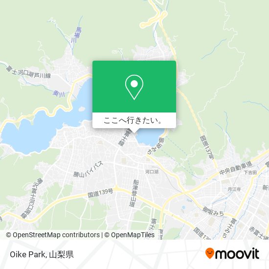 Oike Park地図