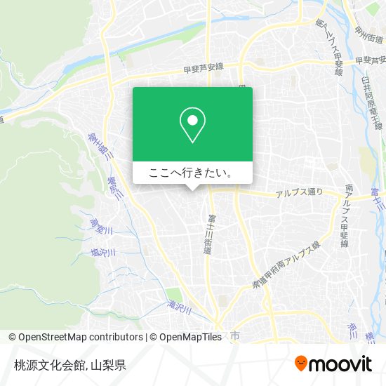 桃源文化会館地図