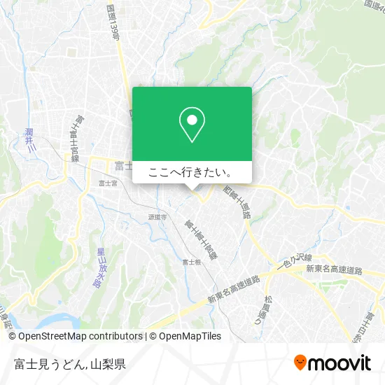 富士見うどん地図