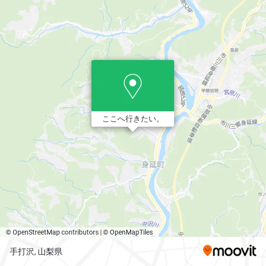 手打沢地図