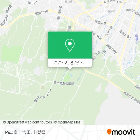 Pica富士吉田地図