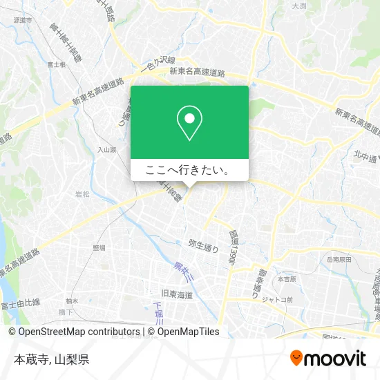 本蔵寺地図