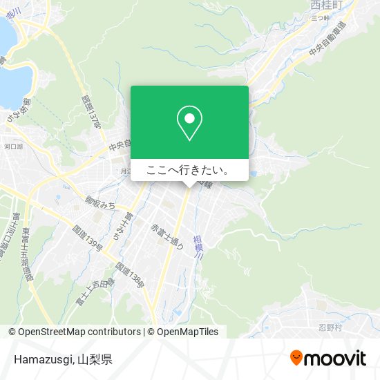 Hamazusgi地図