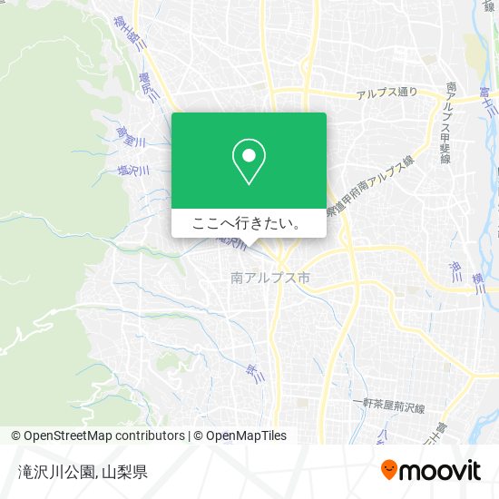 滝沢川公園地図