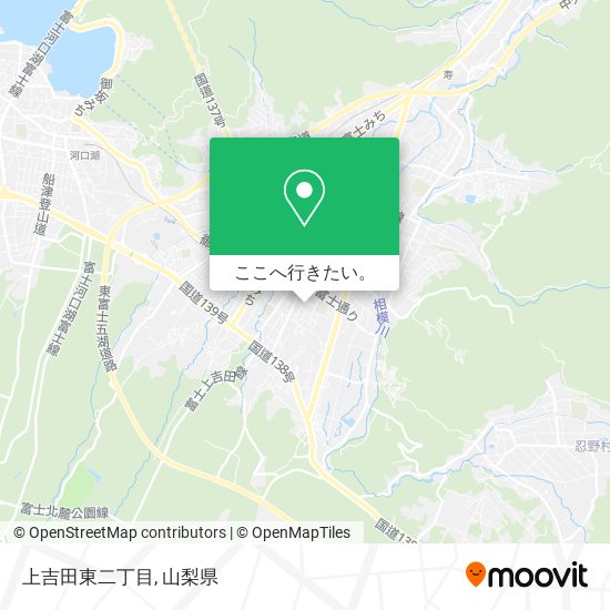 上吉田東二丁目地図