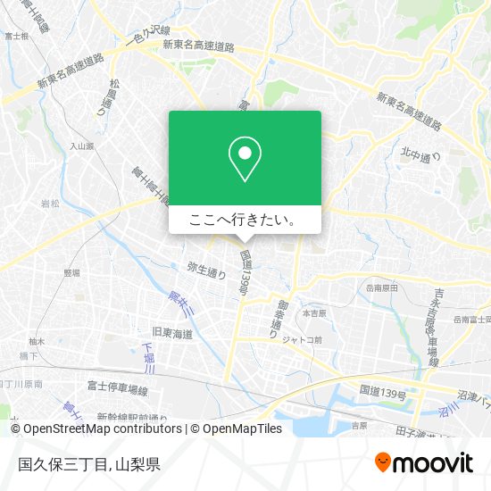国久保三丁目地図