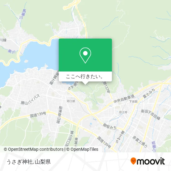 うさぎ神社地図