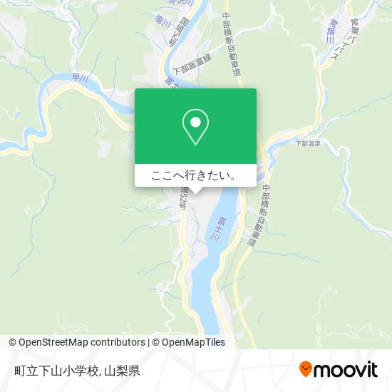 町立下山小学校地図