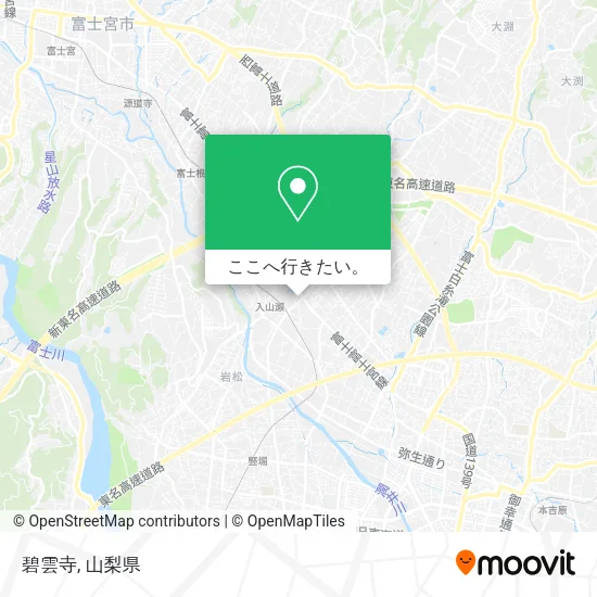 碧雲寺地図