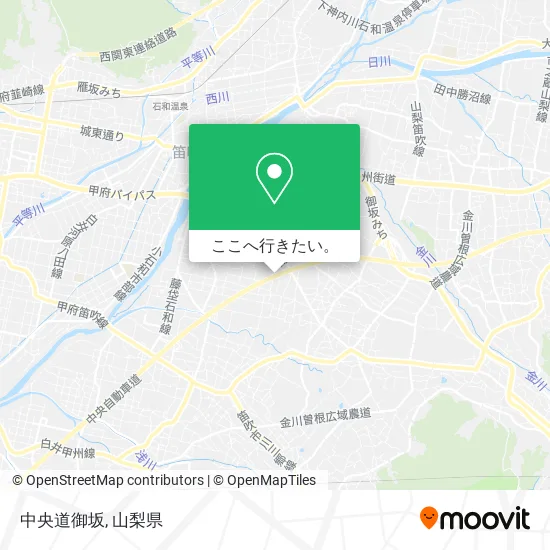 中央道御坂地図