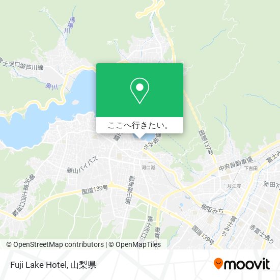 Fuji Lake Hotel地図