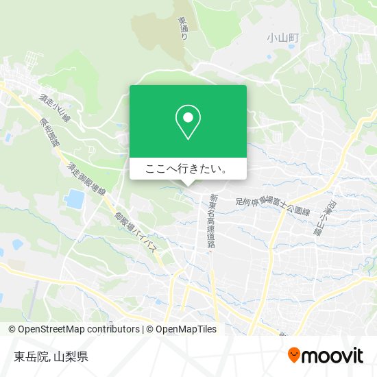 東岳院地図