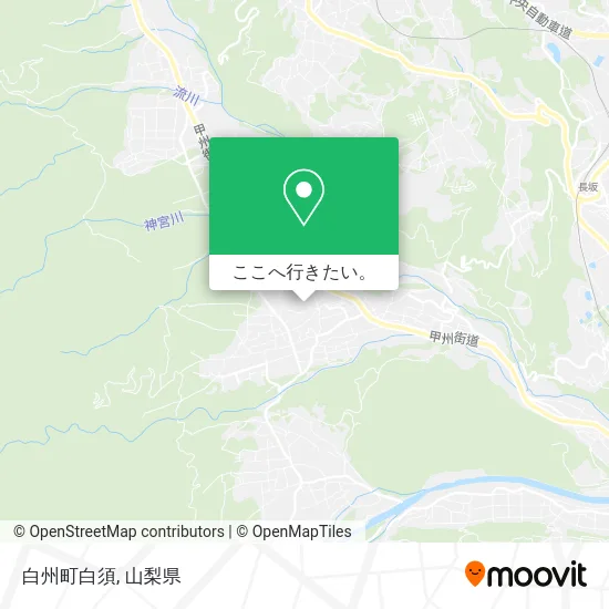 白州町白須地図