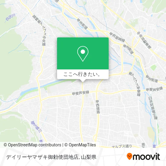 デイリーヤマザキ御勅使団地店地図