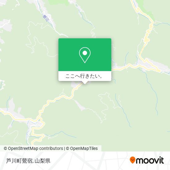 芦川町鶯宿地図