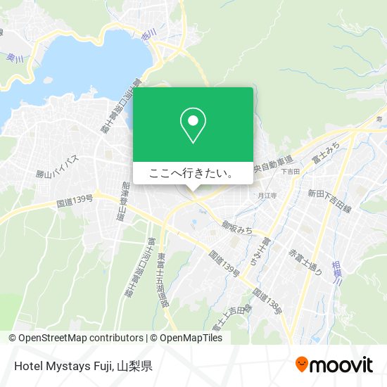 Hotel Mystays Fuji地図