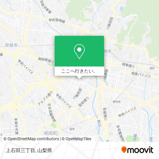 上石田三丁目地図