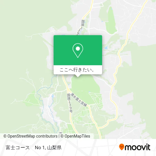 富士コース　No 1地図