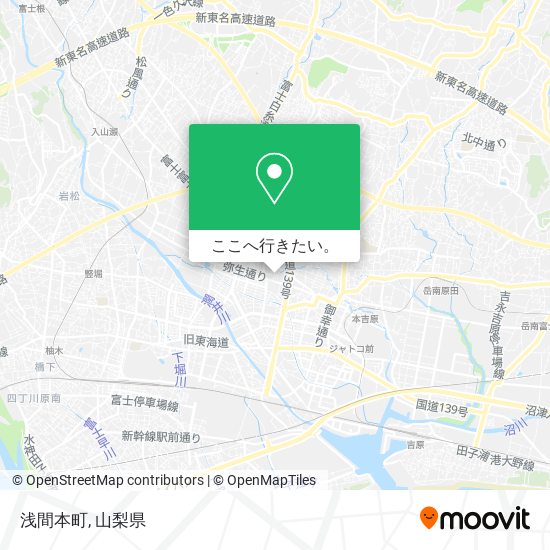 浅間本町地図