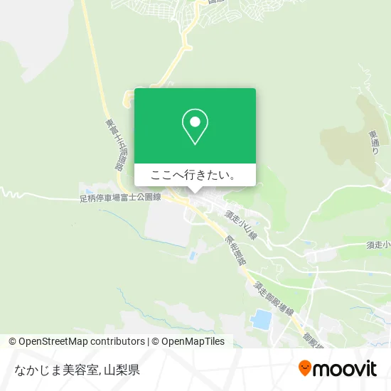 なかじま美容室地図