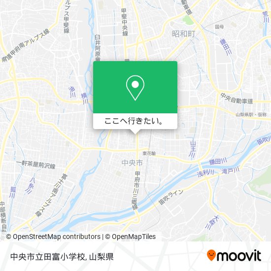 中央市立田富小学校地図