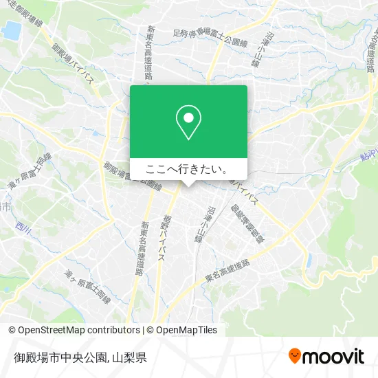 御殿場市中央公園地図