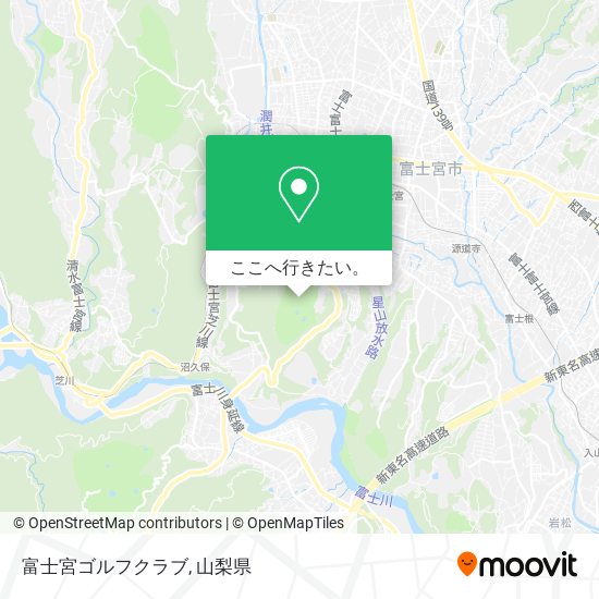 富士宮ゴルフクラブ地図
