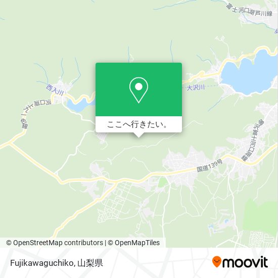 Fujikawaguchiko地図